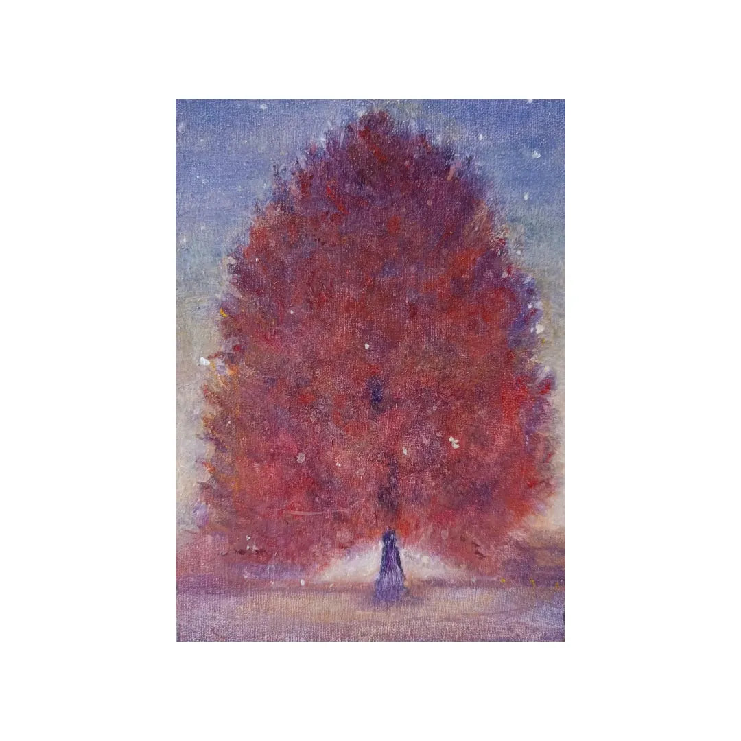 “赤いモミジ”